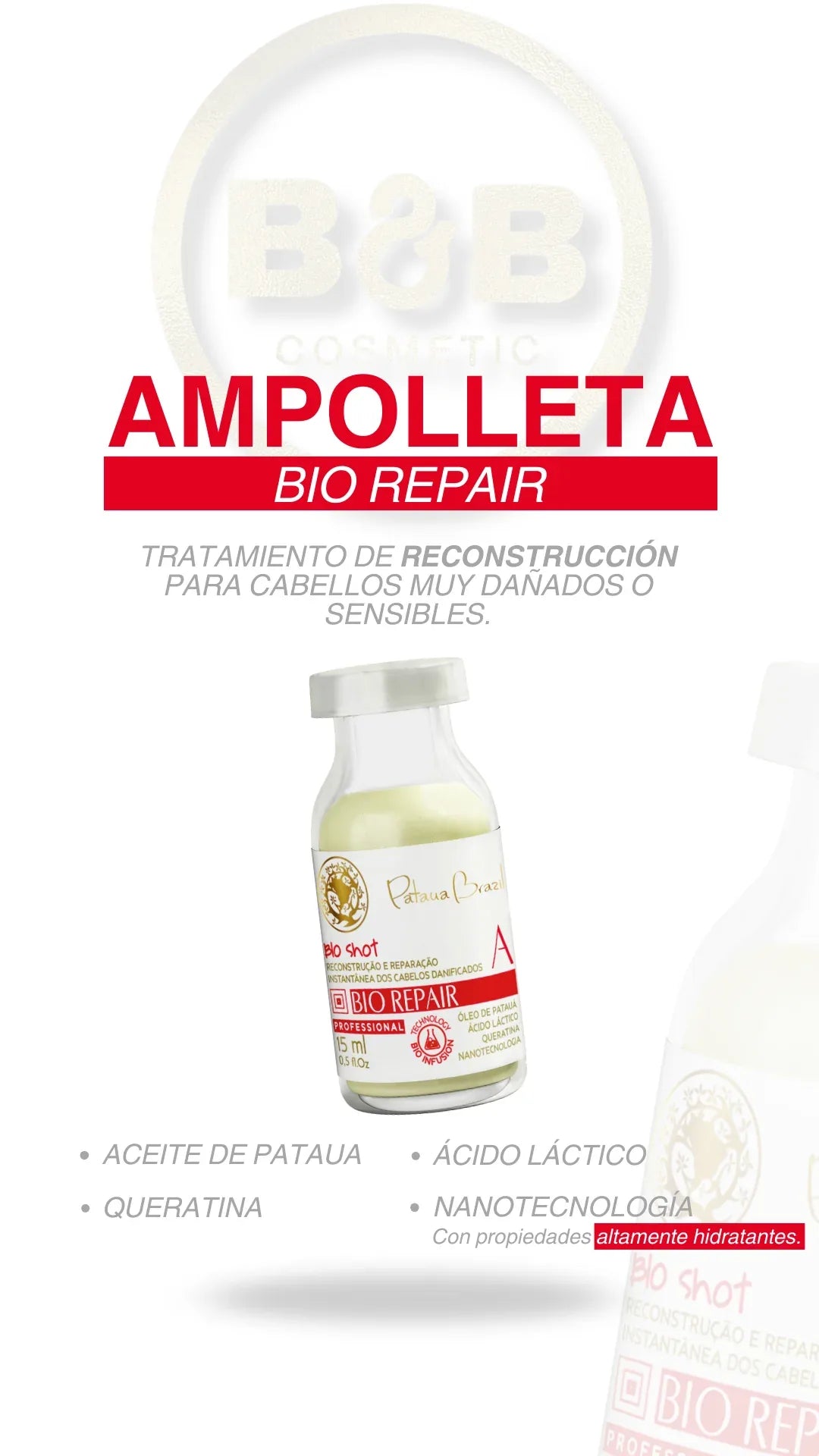 Ampolla Bio Reapir 15 Ml - PatauaBrazilColombiaOficial