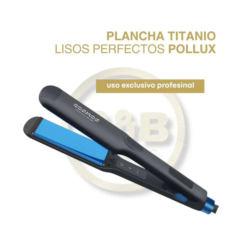 Plancha Profesional Pollux Nano titanio - PatauaBrazilColombiaOficial