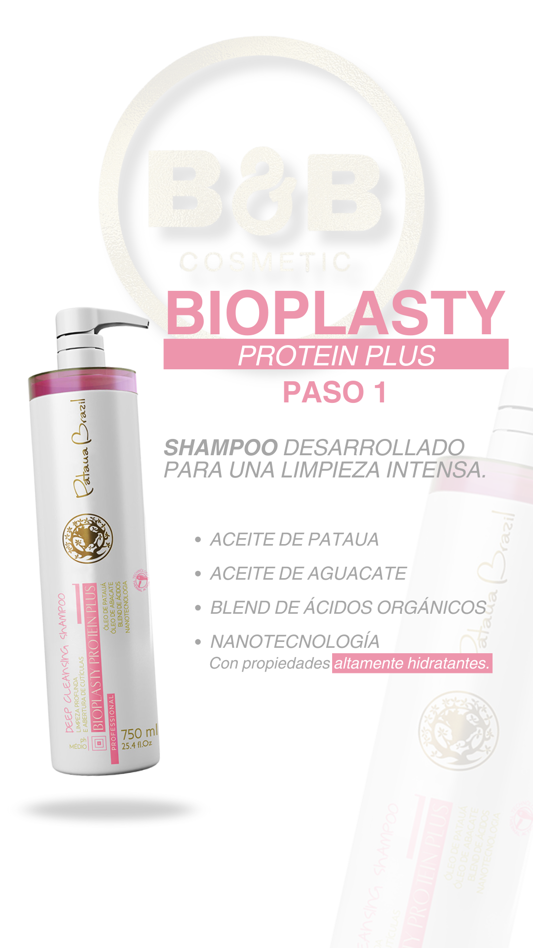 Champú preparador para alisados y tratamientos capilares