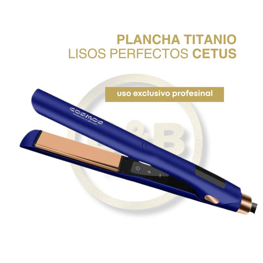 Plancha Profesional Cetus Titanio