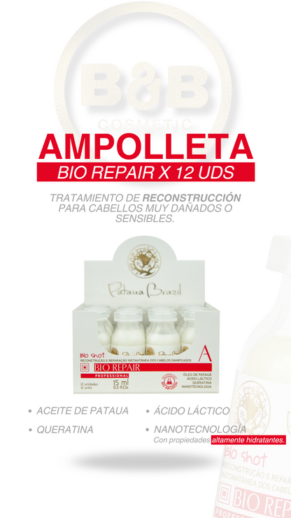 Cabello restaurado con Bio Shot - Reconstrucción profunda