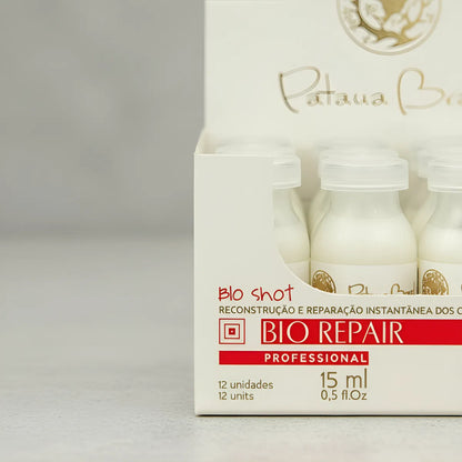 Ampolla de reparación instantánea caja x 12 ampollas 15ml Bio Shot