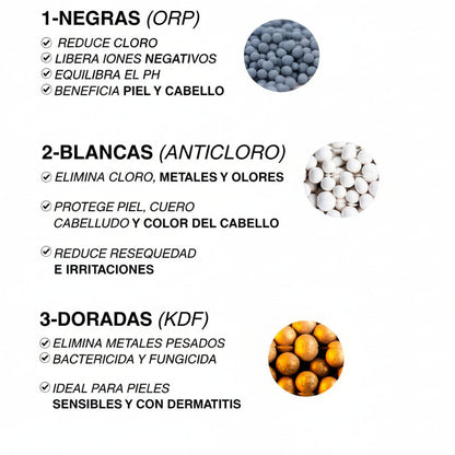 filtro ducha lava cabezas 