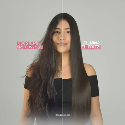 resultado del alisado bioplasty